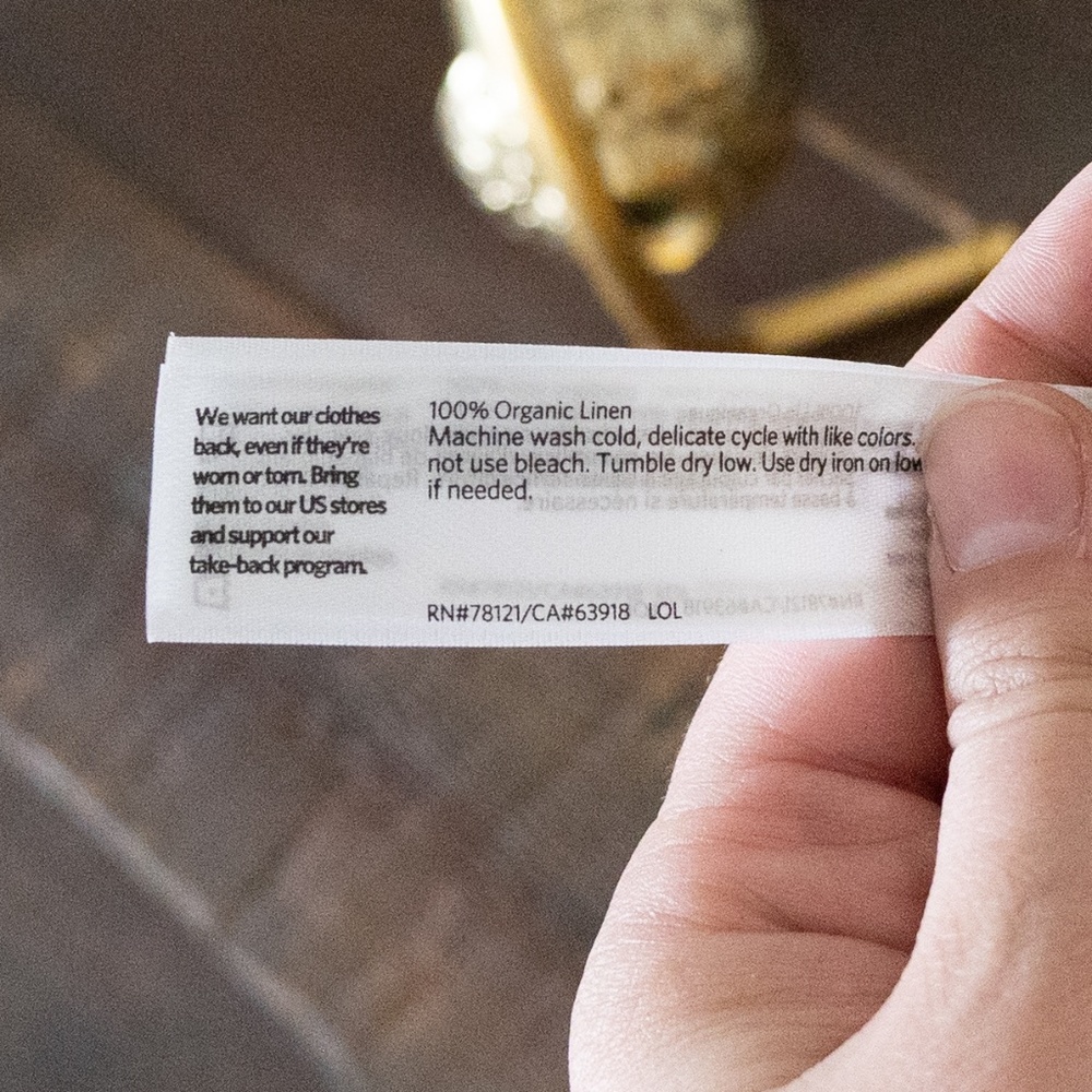 Eileen Fisher Washed Organic Linen Delave Tiered Dress Marigold Yellow - Picture 6 of 6